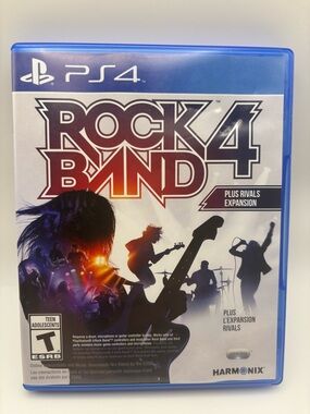 Rock Band 4 + Rivals Expansion PS4 Complete CIB Rare Physical Version Harmonix